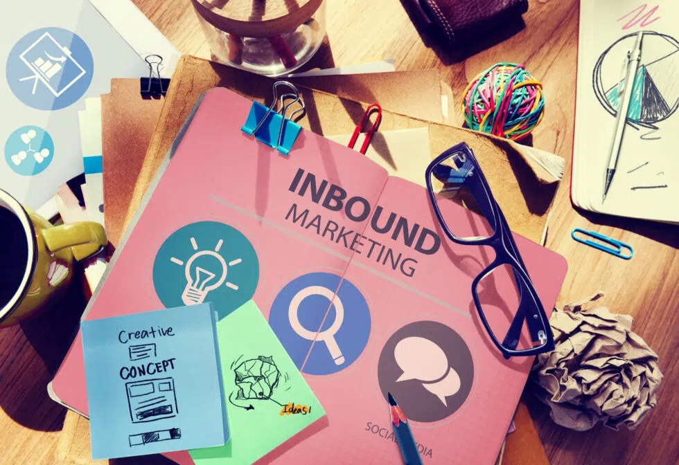 Illustration représentant les outils de l'inbound marketing