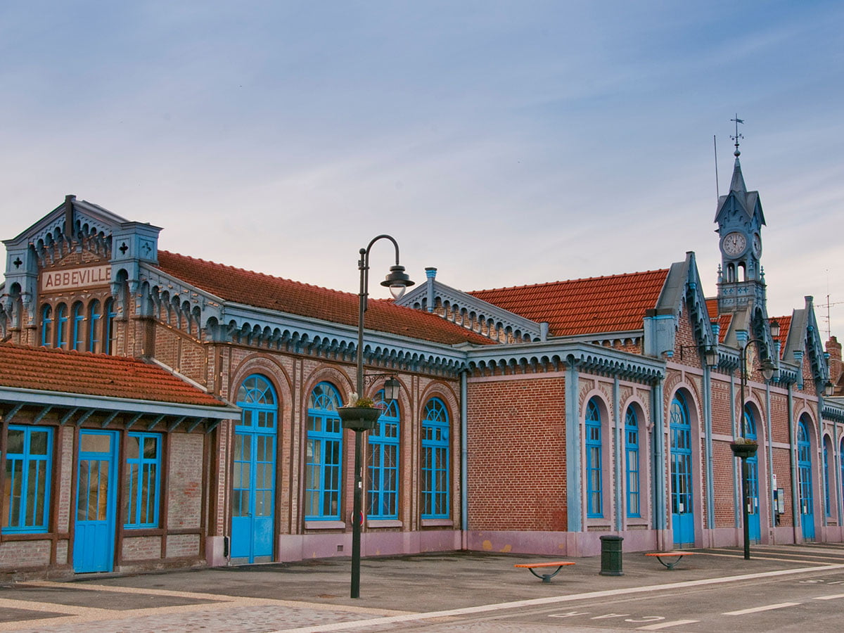 Photo de la gare d'Abbeville dans la Somme.