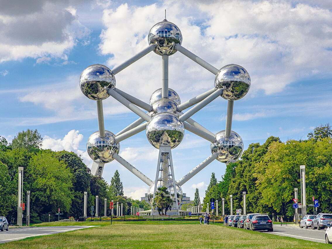 Atonium à Bruxelles, construit à l'occasion de l'Exposition universelle de 1958