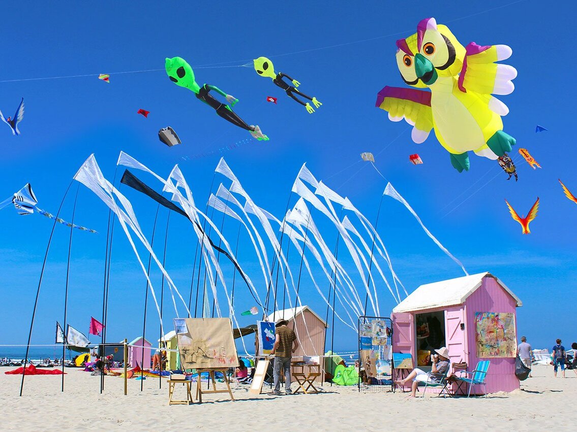 Festival des cerfs-volants à Berck dans le Pas-De-Calais