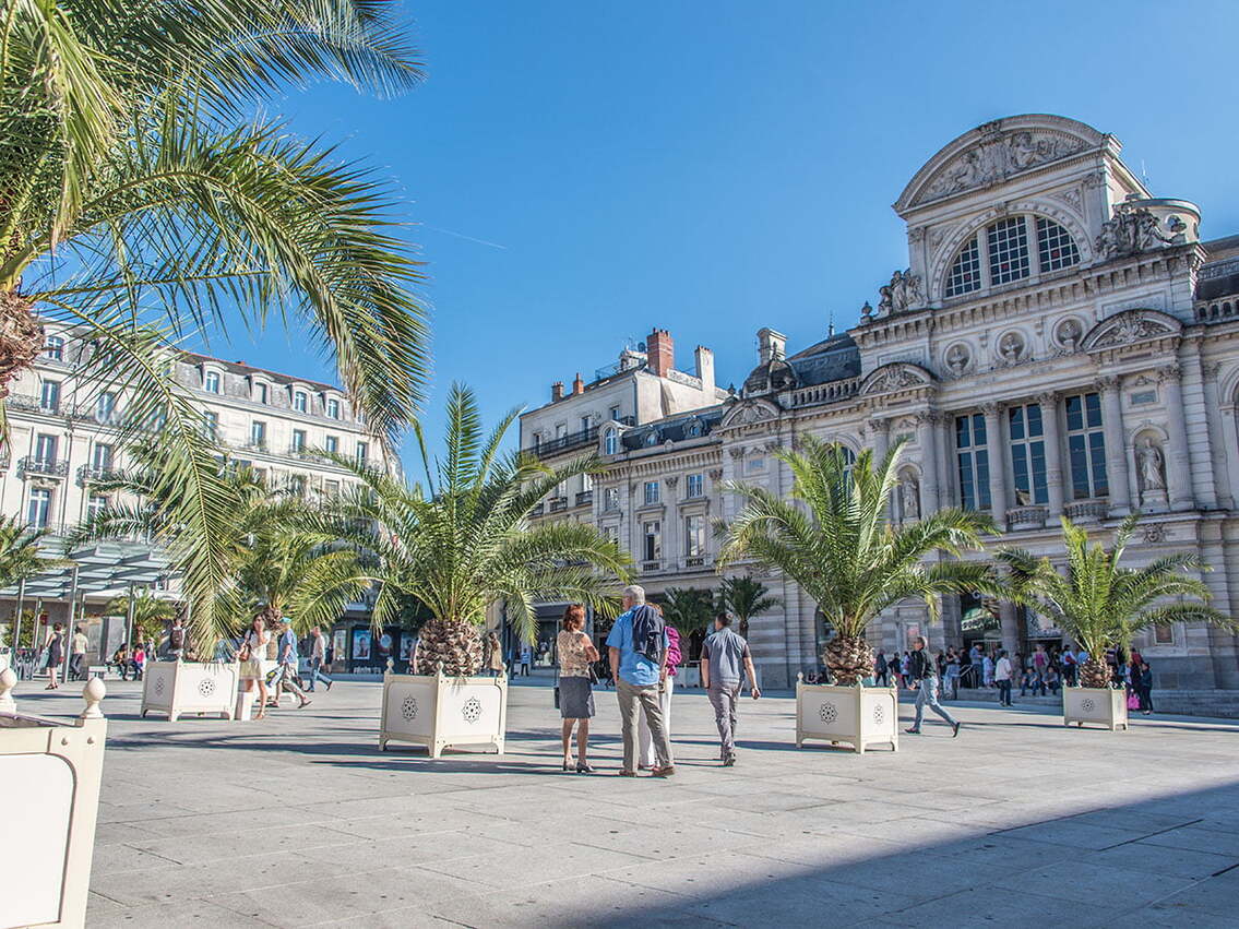 Place du Ralliement et Théâtre, Angers, France