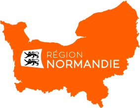 Carte de la région Normandie